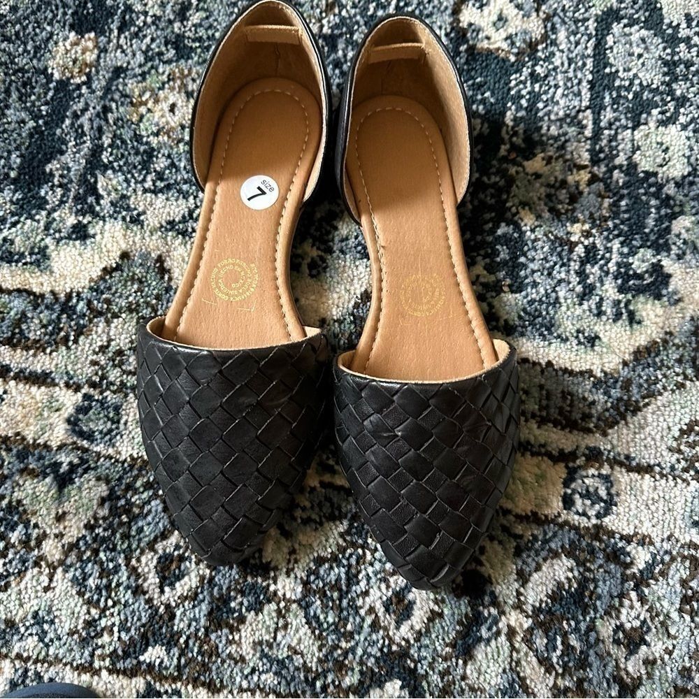 New Artesanias Camila handmade Huarache leather  shoes sz 7